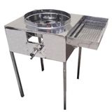 Fogão Pasteleiro R2 de Aço Inox Desmontável sem Tacho R0090