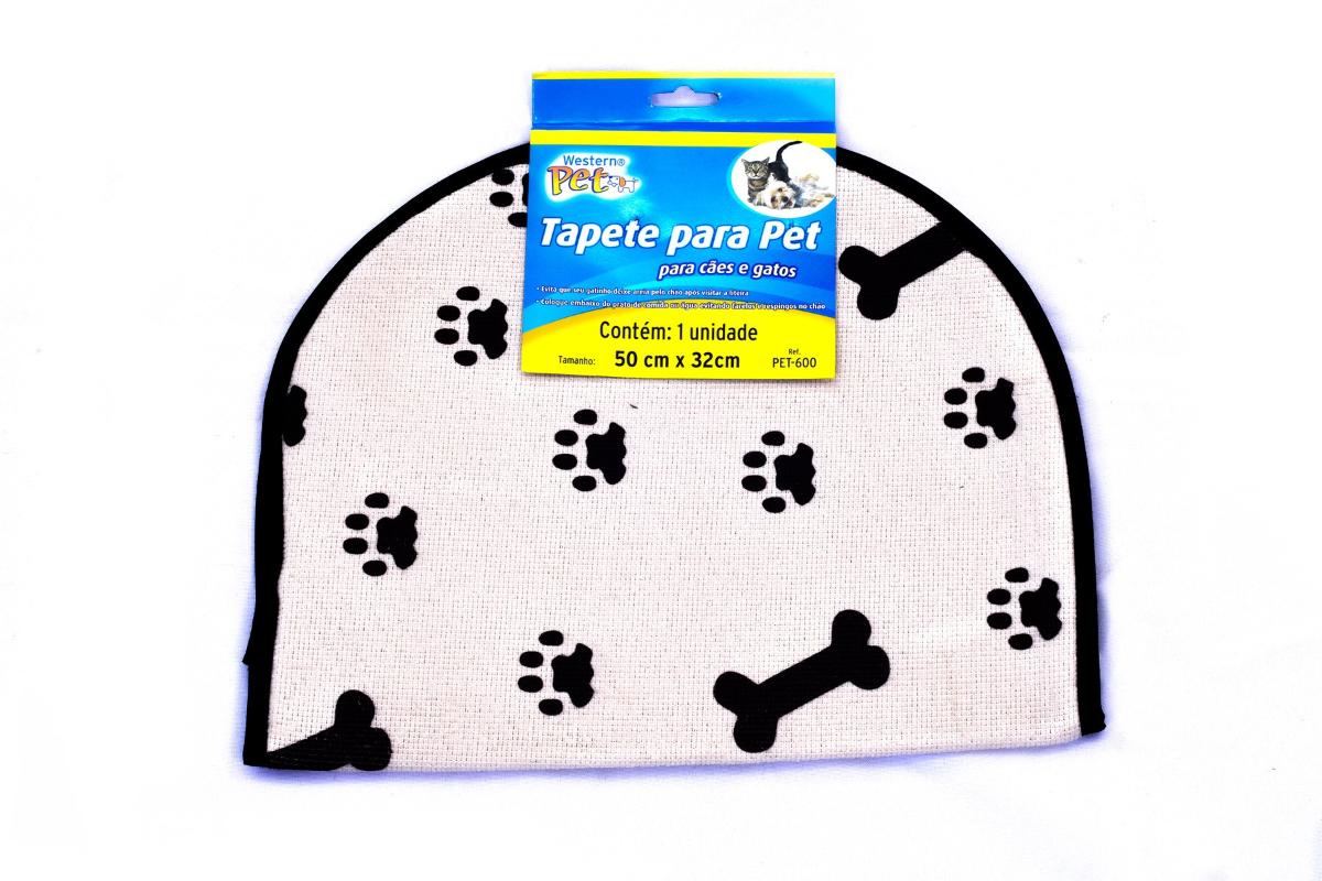 Tapete Higiênico Pet II de Poliéster para Cães e Gatos - Cor Única - Tamanho 50cm x 32cm