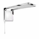 Chuveiro Acqua Storm Branco Cromado Lorenzetti 220v 6800w