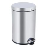 Lixeira Multiuso Aço Inox 12l Pedal Balde 43x27x27cm Brinox