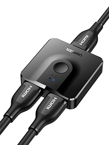 Ugreen Hdmi Switch 4k@60hz Hdmi Splitter Bi-directional Hdmi Switcher 2 Entrada 1 Saída Splitter Suporte 4k 3d Compatível Para Nintendo Swit