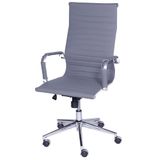 Cadeira Eames Alta Cinza Base Cromada - 27109