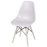 Cadeira Eames Polipropileno Fendi Base Madeira - 32065