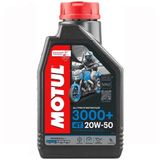 Óleo Lubrificante Do Motor Motul 3000+ 4t 20w50 Mineral 1l