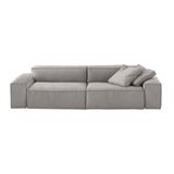 Sofa Family Box 3 Lugares Linho Cinza 270x98cm - 66318