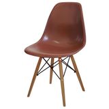 Cadeira Eames Polipropileno Cafe Base Madeira - 14915