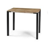 Mesa De Jantar Broadway Quadrada Driftwood Base Grafite 80cm - 64162