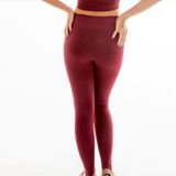 Calça Legging M cós alto academia fitnes BYG Ring Marsala