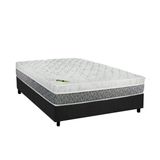 Cama Box Casal Colchao Molas Masterpocket Ensacadas Luckspuma Aspen Base Crc Suede Cinza 138x188