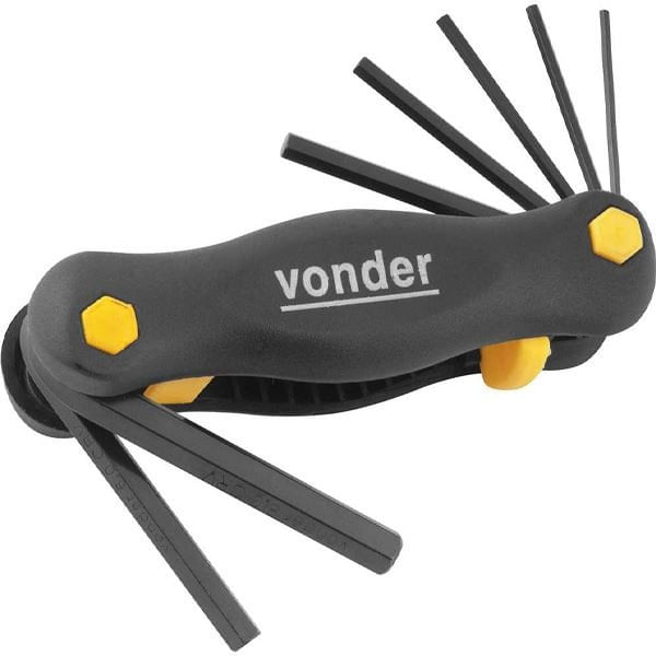 Jogo Chave Allen Canivete 7pcs Vonder