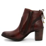 Bota Coturno Sapato Feminino Bico Redondo Fino Cano Baixo