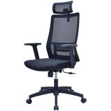 Cadeira Office Rowe Tela Preta Base Nylon Rodizios - 58458