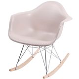 Cadeira Eames Com Braco Base Balanco Fendi Fosco - 35821