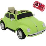 Carro Elétrico De Controle Remoto Belfix Beetle Verde 12v