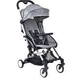 Carrinho De Bebe Para Passeio Compacto Burigotto Up Grey Cinza