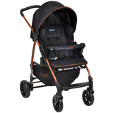 Carrinho De Bebe Passeio Burigotto Ecco Preto Bronze