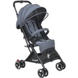 Carrinho De Bebe Compacto Burigotto It Grey Cinza