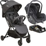 Carrinho De Bebe Bebe Conforto Base Kiddo Road Melange Preto