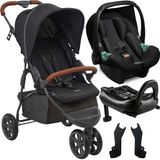 Carrinho Bebe Conforto Base Isofix Abc Design Treviso 3 Black