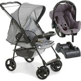 Carrinho De Bebe Galzerano Milano Bebe Conforto Base Cinza