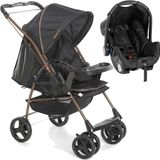 Carrinho De Bebe Galzerano Milano Bebe Conforto Preto Cobre