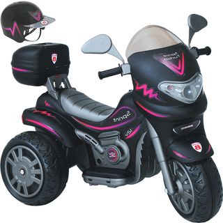 Moto Elétrica Infantil Bandeirante Ban Preta e Vermelha 6V - Carrefour -  Carrefour