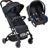 Carrinho De Bebe Passeio Bebe Conforto Burigotto Zap Black