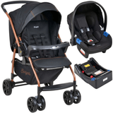 Carrinho Com Bebe Conforto Base Burigotto Rio K Preto Cobre