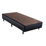 Base De Cama Box Light Courino Preto Solteirao 108 Cm (larg) - 52657