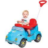 Carrinho Passeio Infantil Pedal Empurrador 1300 Fouks Azul