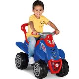 Cross Turbo Calesita Quadriciclo Infantil Carrinho De Passeio Pedal 2 Em 1 Azul