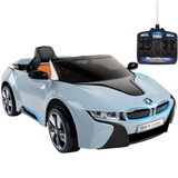 Carro Eletrico Infantil Belfix BMW i8 12V Azul Controle Remoto