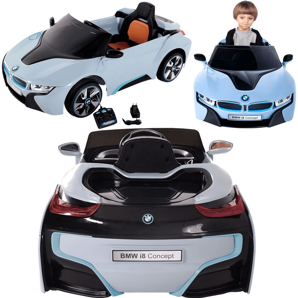 Mini Carro Elétrico Infantil Criança BMW I8 Licenciado 12V Com