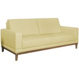 Sofa 2 Lugares 145 Cm Crons Suede Bege Vazzano