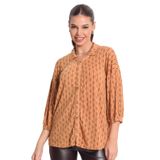 Camisa Feminina Elo Rovitex Marrom G