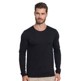 Camiseta Manga Longa Masculina Suplex Diametro Preto P