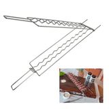 Grelha Para Linguiça Churrasqueira Churrasco Pratico 12x48cm