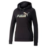 Moletom Canguru Feminino Puma Essentials Novashine French Terry Hoodie Black