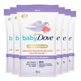 Kit Sabonete Refil Dove Baby Hidratação Hora De Dormir 180ml - 6 Unidades