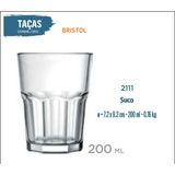 12 Copos Bristol 200ml - Suco