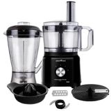 Processador de alimentos All In One BMP, 2 Velocidades + Pulsar 900W Preto -Britânia - 220V