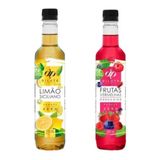 Kit 02 Xarope Dilute Zero Açúcar Frutas Vermelhas+limão Sici