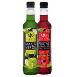 Kit 02 Xarope Dilute Maça Verde + Frutas Vermelhas