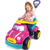 Carrinho De Passeio E Pedal Maral Sport - Car Pink Rosa