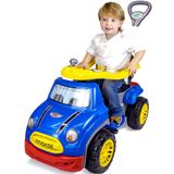 Carrinho Passeio Pedal Empurrador Sport Car Maral 3142 Azul