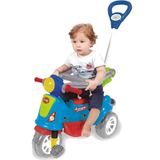 Triciclo Infantil Retrô Avespa Com Empurrador Colorido Maral