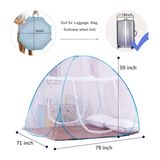 Tenda dobrável anti-insetos para ambientes internos e externos