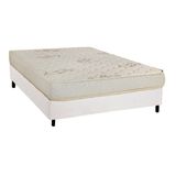 Cama Box Casal Colchao Espuma Luckspuma D45 Gran Luck Floral Pro Saude Base Crc Courano White 138x188