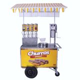 Carrinho de Churros Gourmet R2 4 Doceiras e Masseira R0078