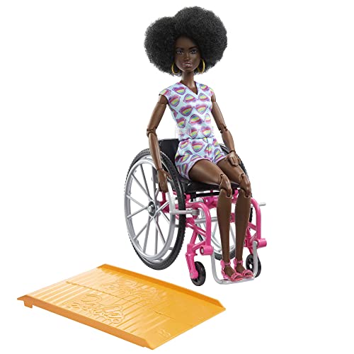 Boneca Barbie Com Cadeira De Rodas E Rampa, Brinquedos Para Crianças, Fashionis